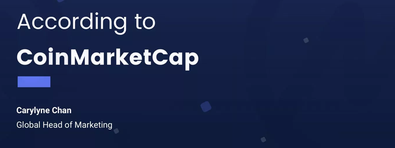 CoinMarketCapが独自データから市場を考察しているスライドを公開