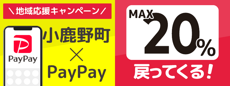 埼玉県小鹿野町でPayPayキャンペーン終了【あなたのまちを応援プロジェクト】